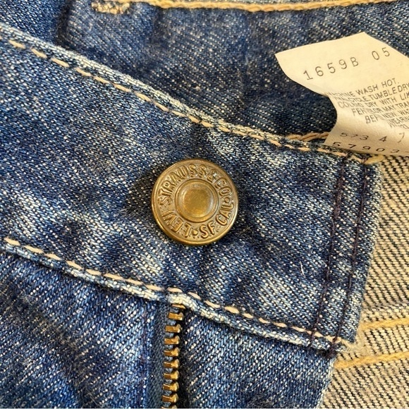 Vintage Levi’s USA Brown Tab Jeans Denim High Rise Tapered Retro Wash Women’s 11 - Picture 11 of 12